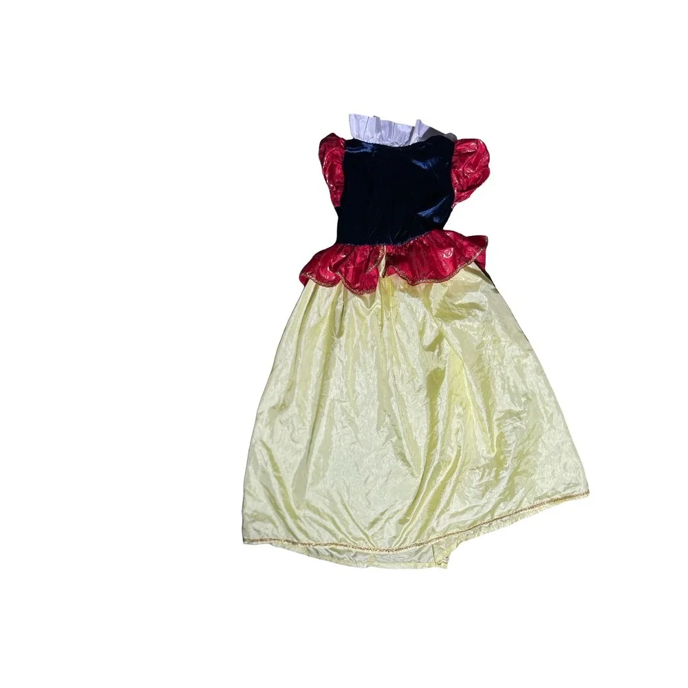 Snow White Princess Costume Dress Blue Red Yellow Girls Halloween Dress Up